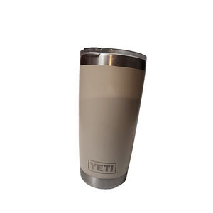 YETI Rambler Tumbler w/ Clear Sip Lid - 20 fl. oz. Cape Taupe